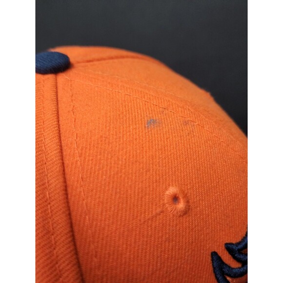 Denver Broncos New Era Fitted Hat Cap Orange Size 6 7/8 - Picture 8 of 9